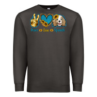 Smoke Peace Love Cocker Spaniel Premium Sweatshirt - Jasminsmagicworld