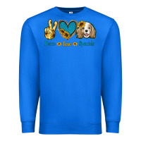 True Royal Peace Love Cocker Spaniel Premium Sweatshirt - Jasminsmagicworld