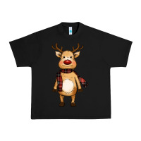 Black cute reindeer Urban Heavy Tee - RanaPortraitStore
