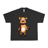 Pigment Black cute reindeer Urban Heavy Tee - RanaPortraitStore