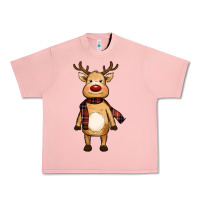 Salmon cute reindeer Urban Heavy Tee - RanaPortraitStore