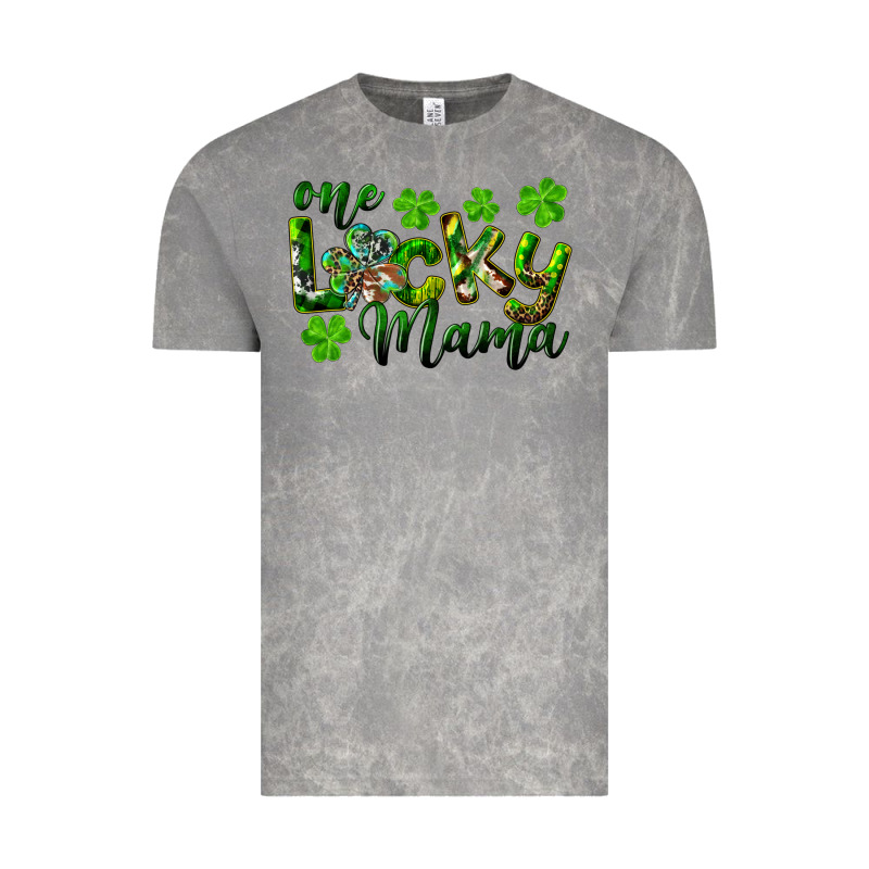 St. Patrick's Day One Lucky Mama Vintage Tee by RanaPortraitStore | Teevron