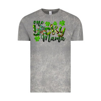Cloud Rock st. patrick's day one lucky mama Vintage Tee - RanaPortraitStore