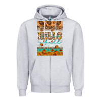 Heather Grey Hello fall Zipper Hoodie - Artiststas
