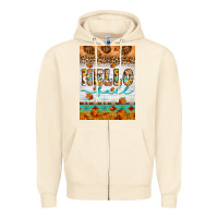 Sandshell Hello fall Zipper Hoodie - Artiststas
