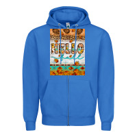 True Royal Hello fall Zipper Hoodie - Artiststas
