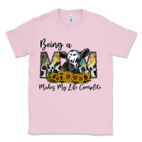 Bubblegum Pink being a mom makes my life complate Classic Tee - CowhideDigitalArt