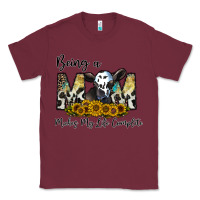 Burgundy being a mom makes my life complate Classic Tee - CowhideDigitalArt