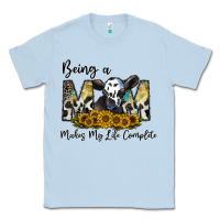 Dusty Blue being a mom makes my life complate Classic Tee - CowhideDigitalArt