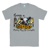 Heather Grey being a mom makes my life complate Classic Tee - CowhideDigitalArt