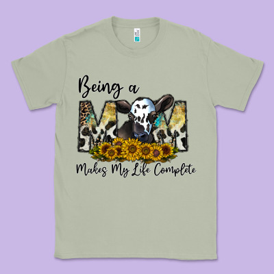 Being A Mom Makes My Life Complate Classic Tee Designed By Cowhidedigitalart