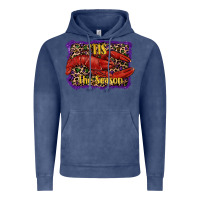 Vintage Denim Mardi Gras Tis The Season Lobster Vintage Hoodie - RanaPortraitStore
