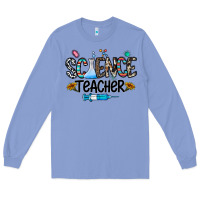 Colony Blue science teacher Long Sleeve Tee - CowhideDigitalArt