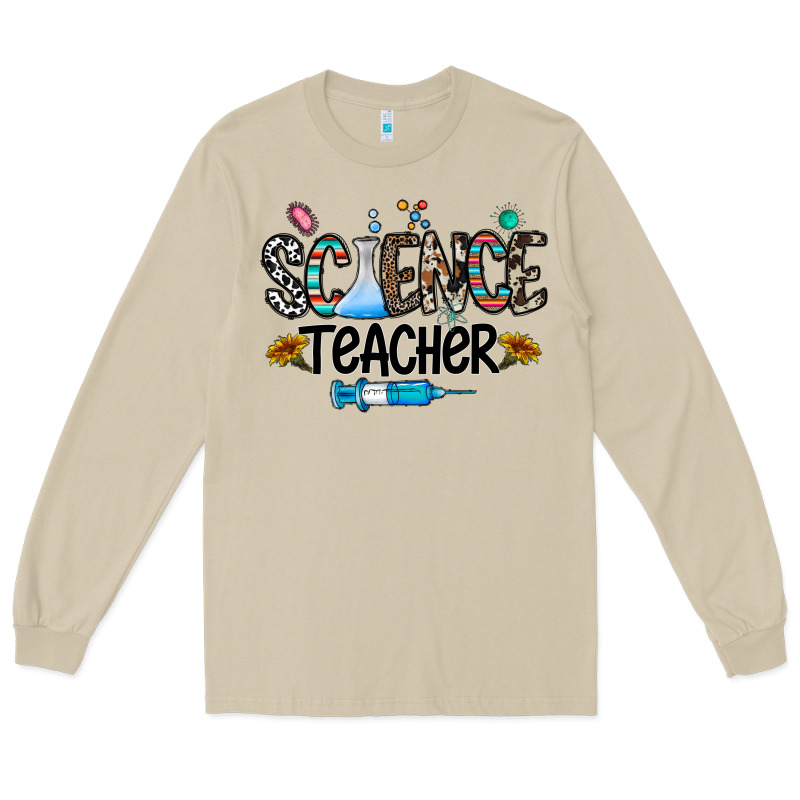 Science Teacher Long Sleeve Tee by CowhideDigitalArt | Teevron