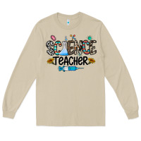 Mushroom science teacher Long Sleeve Tee - CowhideDigitalArt