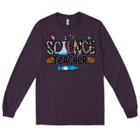 Plum science teacher Long Sleeve Tee - CowhideDigitalArt
