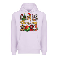 Lilac family christmas 2023 Premium Hoodie - MaliasSmallBusiness