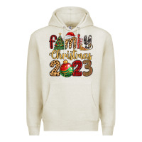 Oatmeal Heather family christmas 2023 Premium Hoodie - MaliasSmallBusiness