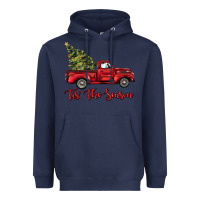 Navy tis the season Heavyweight Hoodie - BarkalooDesign
