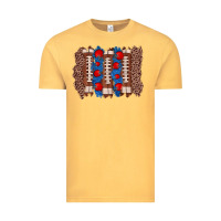 Vintage Mustard football brushstroke Vintage Tee - Zillion Design Studio