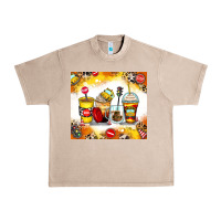 French Oak bus driver coffee cups Urban Heavy Tee - Zillion Design Studio