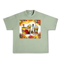 Oil Green bus driver coffee cups Urban Heavy Tee - Zillion Design Studio