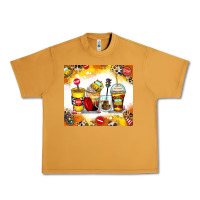 Peanut Butter bus driver coffee cups Urban Heavy Tee - Zillion Design Studio