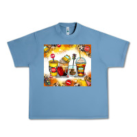 Pebble Blue bus driver coffee cups Urban Heavy Tee - Zillion Design Studio