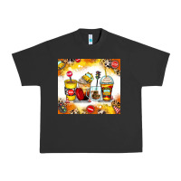 Pigment Black bus driver coffee cups Urban Heavy Tee - Zillion Design Studio