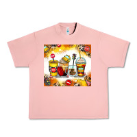 Salmon bus driver coffee cups Urban Heavy Tee - Zillion Design Studio