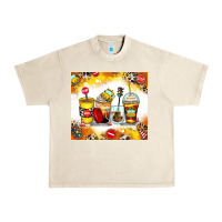 Sandshell bus driver coffee cups Urban Heavy Tee - Zillion Design Studio