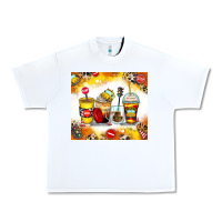 White bus driver coffee cups Urban Heavy Tee - Zillion Design Studio