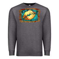 Charcoal Heather Softball Lips Premium Sweatshirt - Jasminsmagicworld