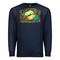 Navy Softball Lips Premium Sweatshirt - Jasminsmagicworld