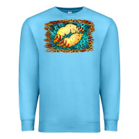 Ocean Blue Softball Lips Premium Sweatshirt - Jasminsmagicworld