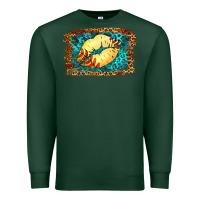 Sports Green Softball Lips Premium Sweatshirt - Jasminsmagicworld