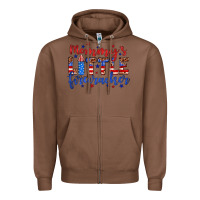 Chestnut mommy’s little firecracker Zipper Hoodie - JahusDesignShop