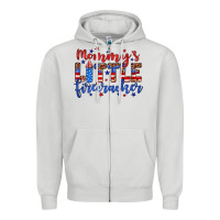 Dove Grey mommy’s little firecracker Zipper Hoodie - JahusDesignShop