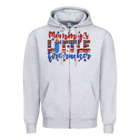 Heather Grey mommy’s little firecracker Zipper Hoodie - JahusDesignShop