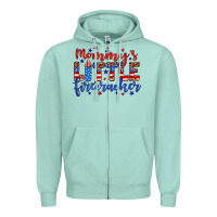 Seafoam mommy’s little firecracker Zipper Hoodie - JahusDesignShop