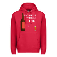 Cardinal HOME IS WHERE THE WINE IS Premium Hoodie - Bettercallsaul