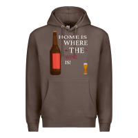 Coffee HOME IS WHERE THE WINE IS Premium Hoodie - Bettercallsaul