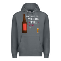 Rock HOME IS WHERE THE WINE IS Premium Hoodie - Bettercallsaul