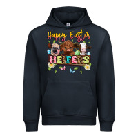 Navy happy easter heifers Urban Hoodie - Artiststas