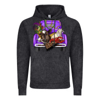 Vintage Black Mardi Gras Truck With Farm Animals Vintage Hoodie - RanaPortraitStore
