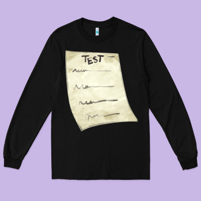 Test Sheet Fa Element Long Sleeve Tee Designed By Fadigitalartstudio