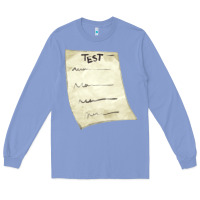 Colony Blue test sheet fa element Long Sleeve Tee - FaDigitalArtStudio