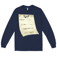 Navy test sheet fa element Long Sleeve Tee - FaDigitalArtStudio