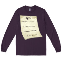 Plum test sheet fa element Long Sleeve Tee - FaDigitalArtStudio