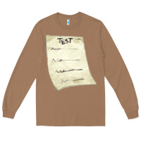 Toasted Coconut test sheet fa element Long Sleeve Tee - FaDigitalArtStudio